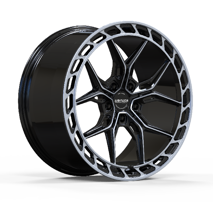 FORGED BULLET PREMIUM BLACK GLOSS 20x8,5 ET 10 - 60 :: Aventador Wheels